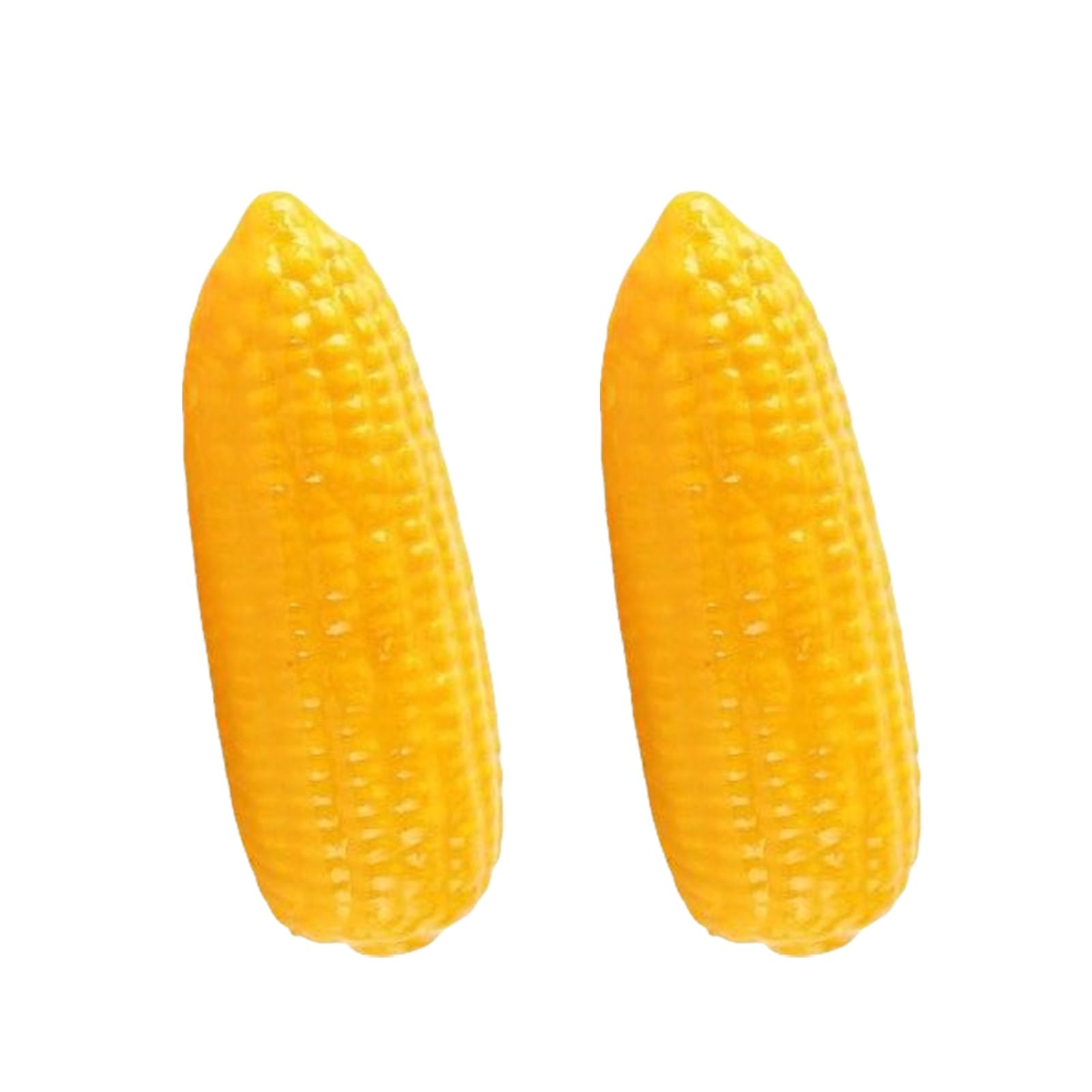 2pcs Realistic Artificial Corn Simulation Corn Cob Home Decor Basket Display Photo Kitchen Vegetable Toys Artificial
