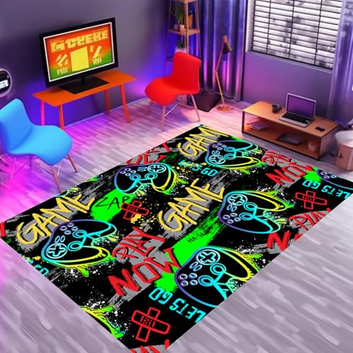 Tapete gaming para habitación de niños 3'x5' miniatura 2
