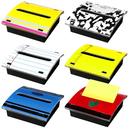 Eaasty 6 Pcs Teacher Appreciation Gifts Sticky Note Dispenser Bulk