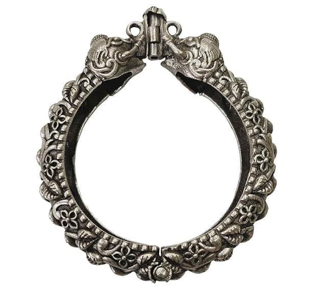 See full amazon price history chart for AMMOLI Brass Oxidised Elephant Bangles Jewellery for Women & Girls_2.6 Size | Spike Openable Brass Bangles/Trending Oxidised Bangles for Girls and women/German Silver Bangles AMMOLI Brass Oxidised Elephant Bangles Jewellery for Women & Girls_2.6 Size | Spike Openable Brass Bangles/Trending Oxidised Bangles for Girls and women/German Silver Bangles (B0CKW46CJ8) Amazon Price History, Amazon Price Tracker