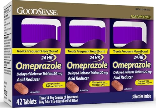 GoodSense Omeprazole Delayed Release Tablets...