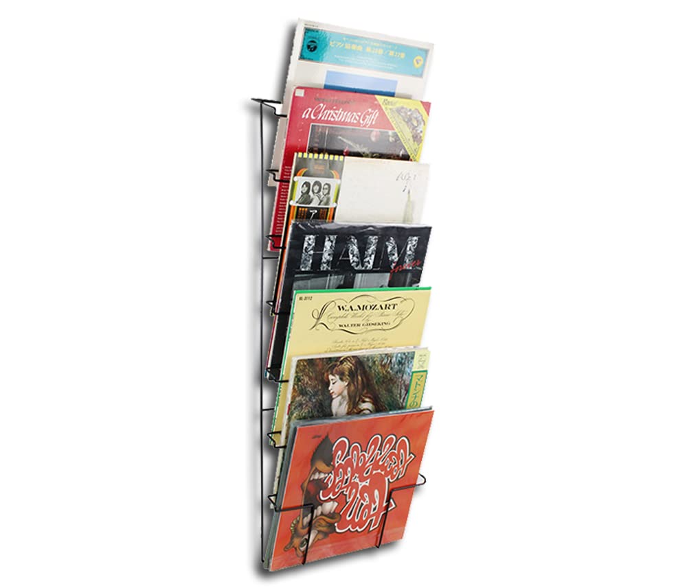 Protected Schallplatten Regal Wanddisplay aus Metall