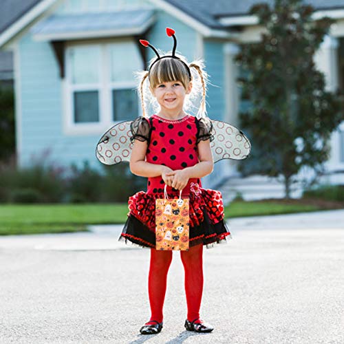 Bolsa de presente de Halloween Cabilock 10 peças de papel doce sacola de artesanato doce de Hallowee