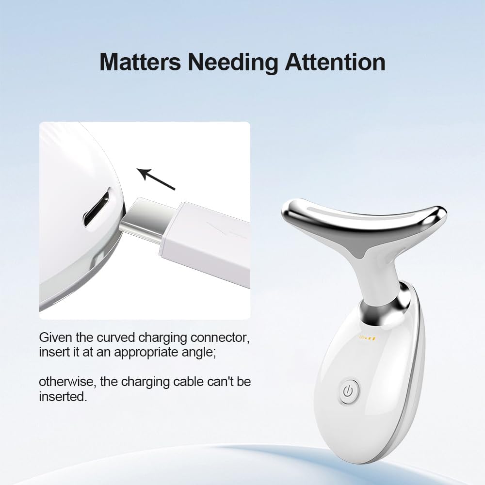 7-in-1 LED Skin Sculptor - Red Light Neck Massager with Heat - Ergonomic Relaxation Device for Muscle Comfort & Skin Care, Non-Medical Personal Use,White,2025 - Image 5