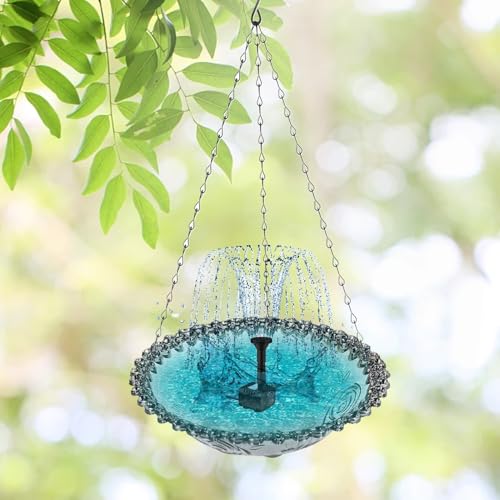 Fontaine à boisson solaire : eau propre pour oiseaux extérieurs - 4