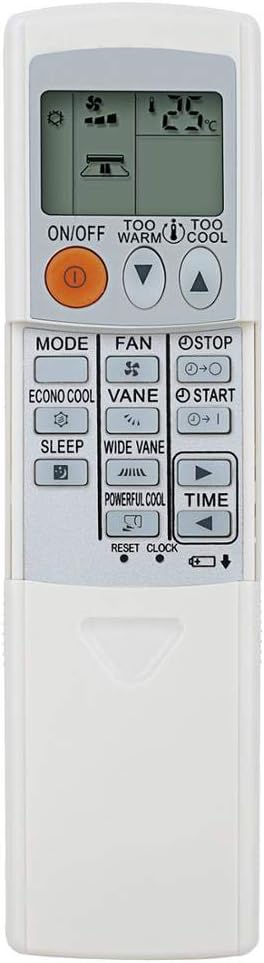 Replacement Air Conditioner Remote Control for Mitsubishi MSZ-A12NA MSZ-GE09NA MSZ-A15NA MSZ-D30NA MSZ-A24NA-1