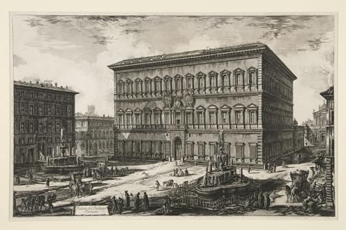 Tableau Veduta Del Palazzo Farnèse de Piranesi - Impression Art Mural 60x90cm