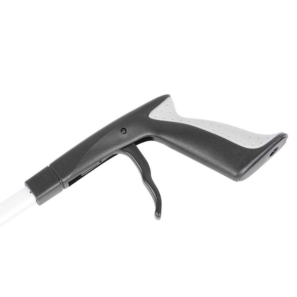 Reacher Grabber Tool, Grabber Reacher Head con Pinza giratoria 90 Grados Práctica Garra de Basura Extensión del Brazo de Agarre Ligero Extra Largo 32.5 Pulgadas para Personas Mayores