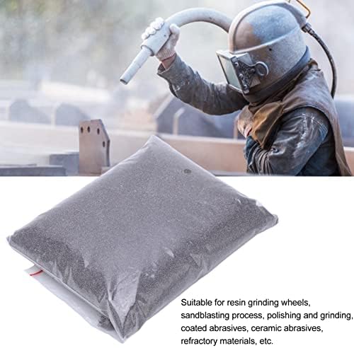 Bild 2 - 1 Kg Braunes Aluminiumoxid-Strahlmittel, Aluminiumoxid Strahlpulver Sand, Sandstrahlsand, Wiederverwendbar, Prägnantes Strahlpulver Zum Polieren, Schleifen, Strahlkabinen-Sandstrahlen (Körnung 220)