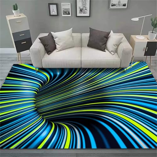 Tapis de salon abstrait lavable pour protéger et décorer le sol - 2