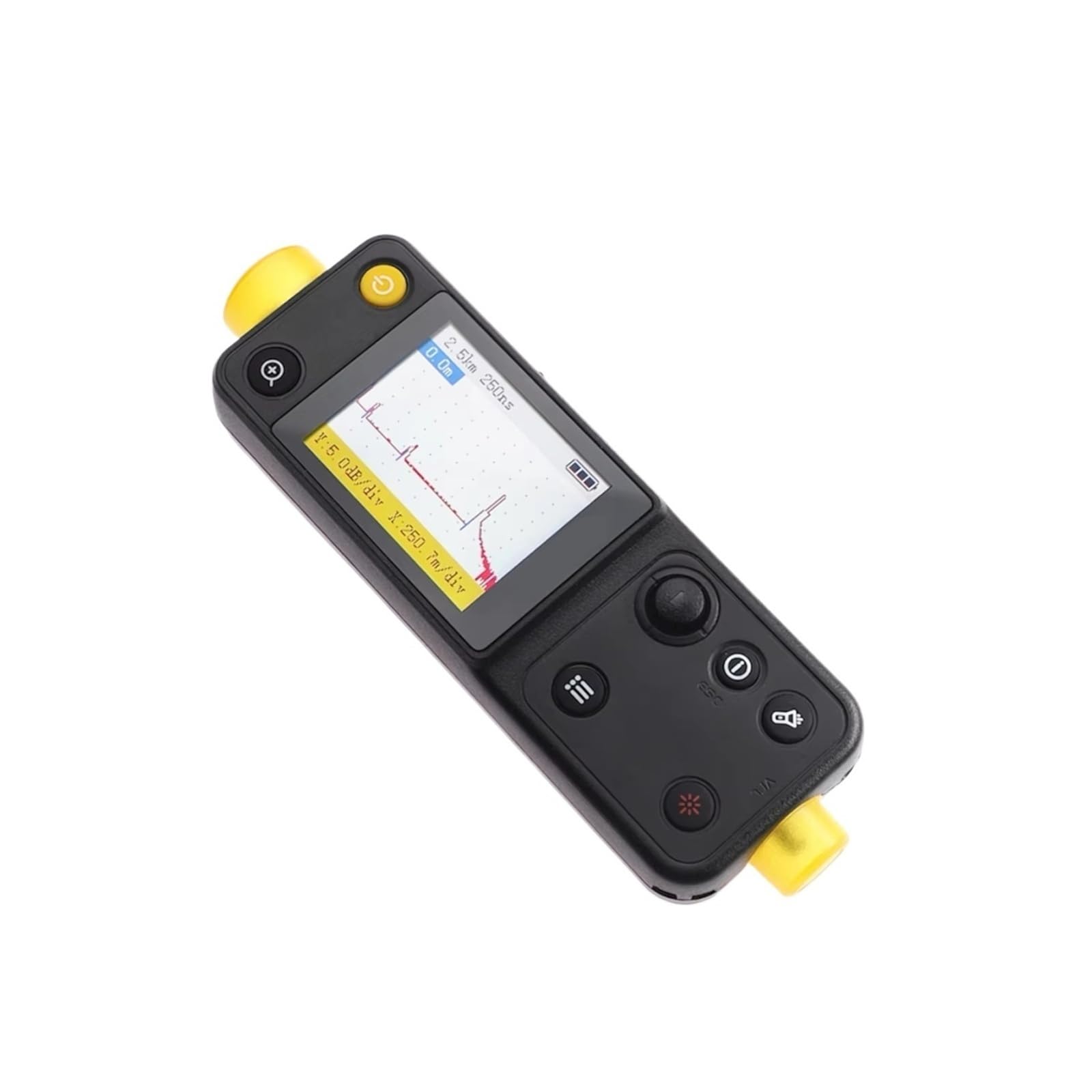 Détecteur De Défauts Optiques Avec Écran LCD, Mini Localisateur Visuel De Défauts OTDR, Testeur De Point D'arrêt De Fiber Optique À 20KM Erreur faible