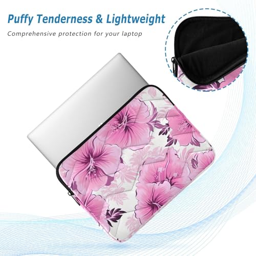 Funda para portátil de 13-14 pulgadas con diseño floral miniatura 5