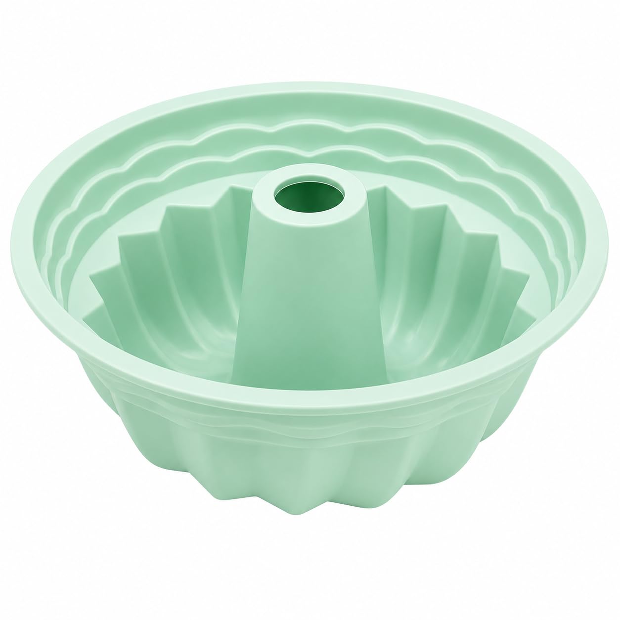 Forma de Silicone para Bolo com Furo Central 23cm | Antiaderente, Flexível e Resistente