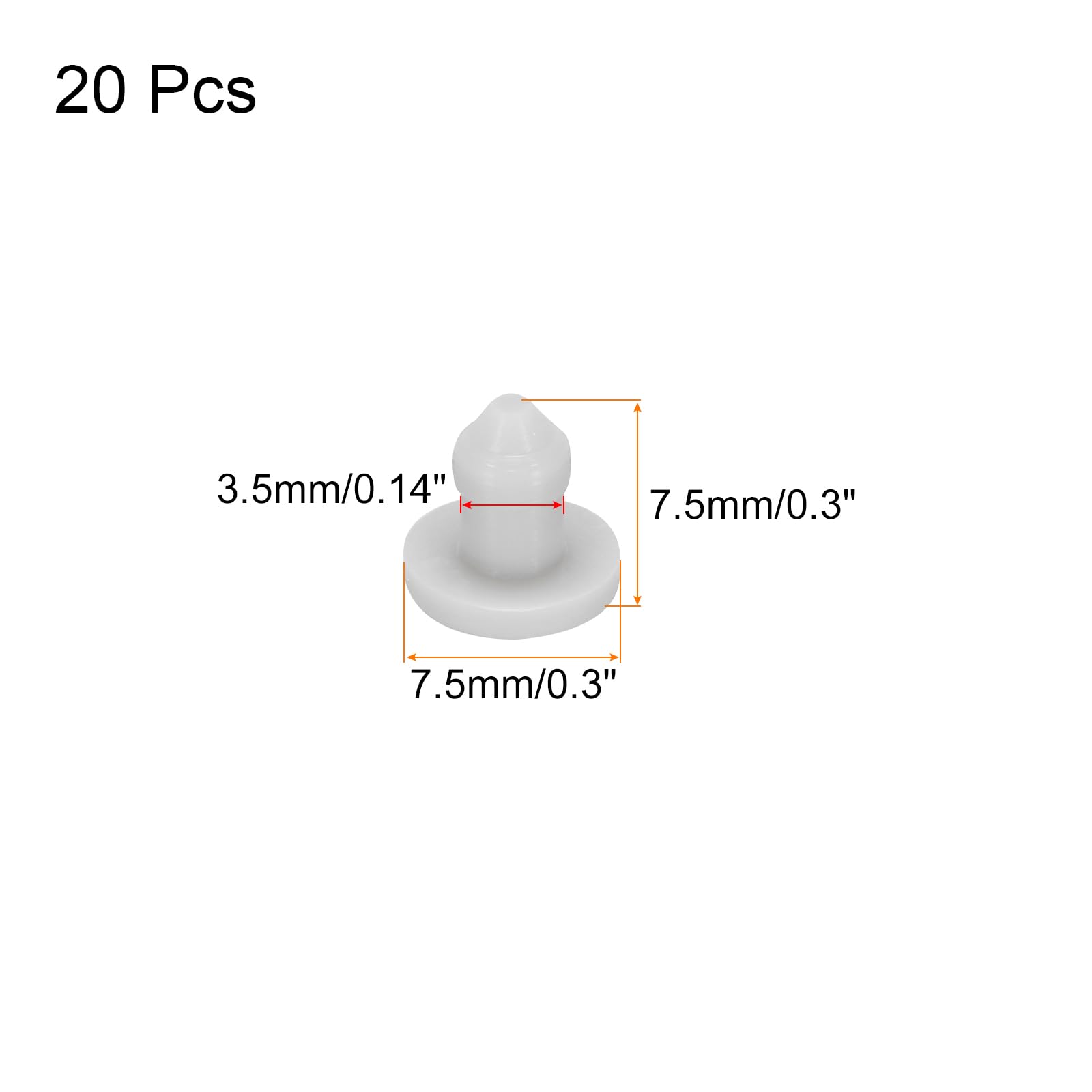 Tappi In Silicone Per Fori - 20 Pezzi Nero, Diametro 2.5mm, Guarnizioni Impermeabili - Foto 9