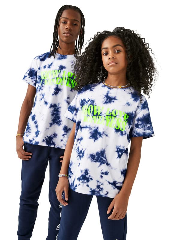 Image of happy nation Girls Relaxed Cotton Short Sleeve T Shirt