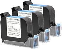 Vista 8 de 12.7mm 2588 JS12 42ML Black Red Blue Green Ink Cartridge Universal for Handheld Inkjet Printer Quick Drying Print Height Compatible with Standard