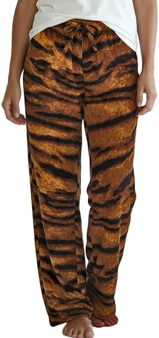 Alexander Del Rossa Women's Soft Warm Fleece Pajama Pants, Long Lounge Bottoms