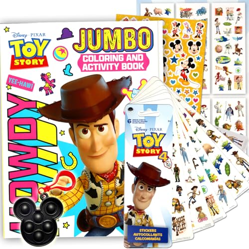 Bendon Toy Story Coloring Activity Book and Sticker Set for Kids