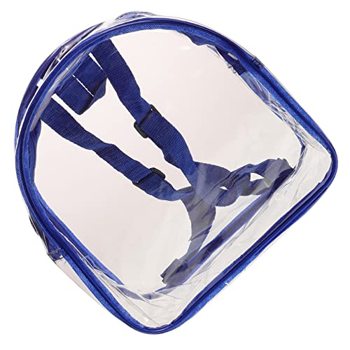 Clear Transparent Backpack for Stadiums and Festivals Heavy Duty Shoulder Bag Lightweight Stylish for Travel and Events