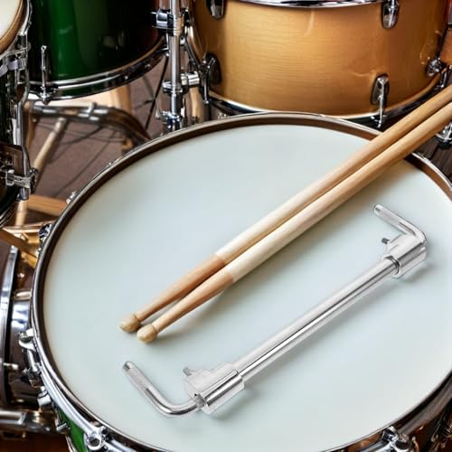 Clamp de montaje para cencerro ERINGOGO de doble cabeza, soporte de percusión de liberación rápida para set de batería, compatible con soportes de platillos y bloque de ritmo miniatura 6