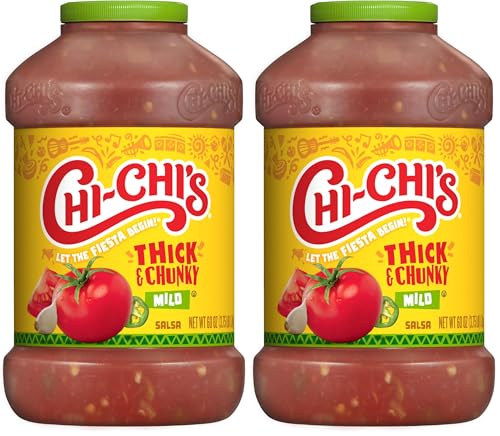 CHI-CHI’S Thick and Chunky Salsa Mild, 60 ounce (Pack of 2)
