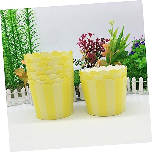 Cápsulas para muffins y cupcakes resistentes grasa: 100 moldes para hornear aptos para alimentos 8