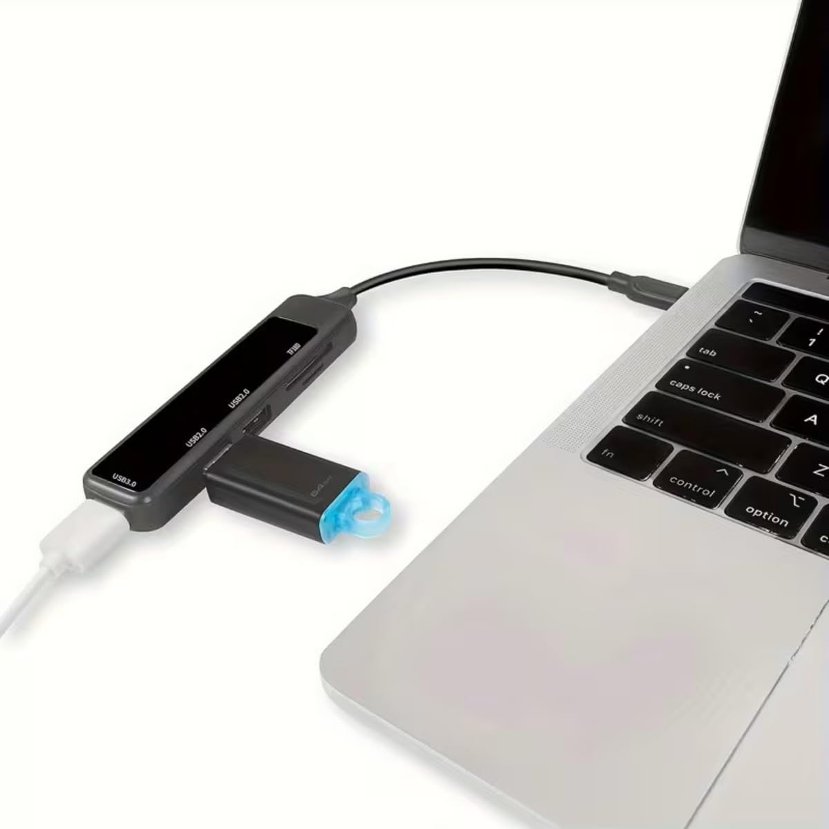 LUCBIT CRYPTO USB C Hub 4-in-1 Type C Hub with 3 USB Ports, SD/TF Card  Reader Slim Portable USB C Splitter for Type C Devices/MacBook Pro/Air  Samsung/Samsung Galaxy S23 : Buy Online