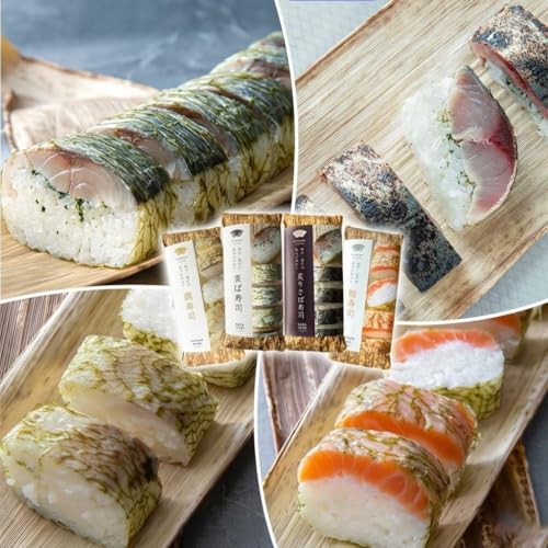 [ 清広食品 ] 清広 の 厳選4種 食べ比べ セット( さば 寿司・ 炙りさば 鮭 鯛 寿司) [福岡県 須恵町]