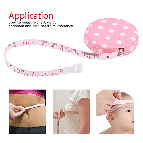 Cikonielf 150cm/60 inch Dual Sided Body Measuring Ruler Sewing Cloth Tailor Tape Soft Tape for Body Sewing Tailor Dressmaker Cloth Accurate Measurements Accessories Gifts(#3) - Image 3