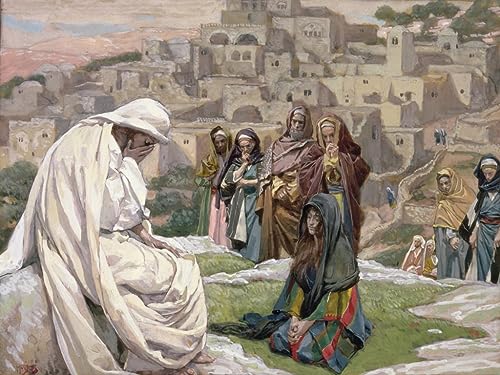 Impression d'art Jésus pleura Jacques Joseph de qualité musée 60x90
