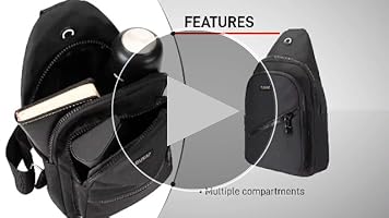 Amazon.com: DUKAP BEEKLE Sling Bag with Changeable Shoulder