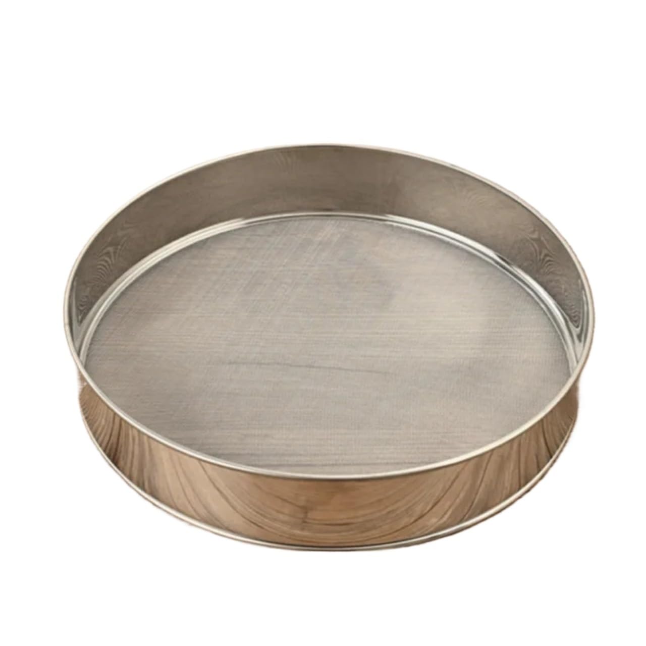 Setaccio da giardino Setaccio for terreno Maglia in acciaio inossidabile 18 cm Strumento da giardinaggio for farina, tè, pasta(18cm)