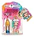 Yummiland Lip Gloss Doll: Mystery Color Change - Phoebe Frappe Includes DIY Lip Gloss + Removable Keychain, Cosmetic Play, Collectible, Ages 4+