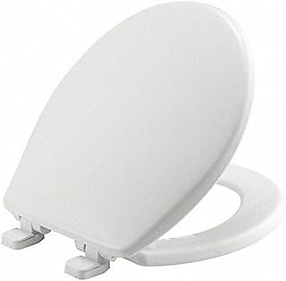 Bemis 730SL 000 Hospitality Round Front Plastic w/Whisper Close Hinges-White