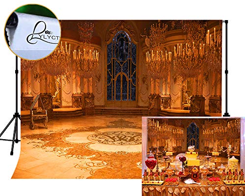 Fondo Fotográfico Oro 7x5ft para Fotografía y Fiesta miniatura 2