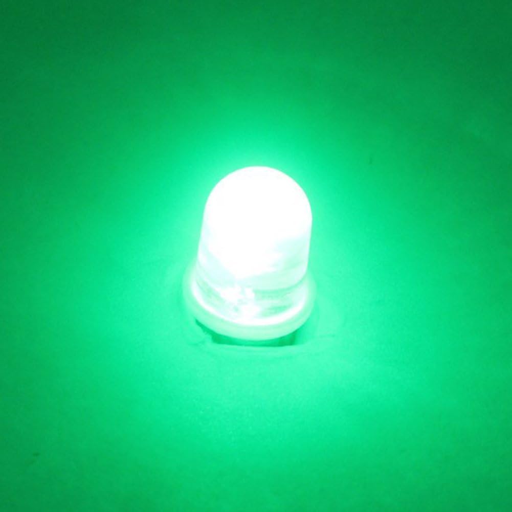 GutReise 10x E10 DC 24V Green Spotlight LED Lamps Light Bulbs + 10pcs E10 Lamp Socket Base, 10 Count (Pack of 1) - Image 3