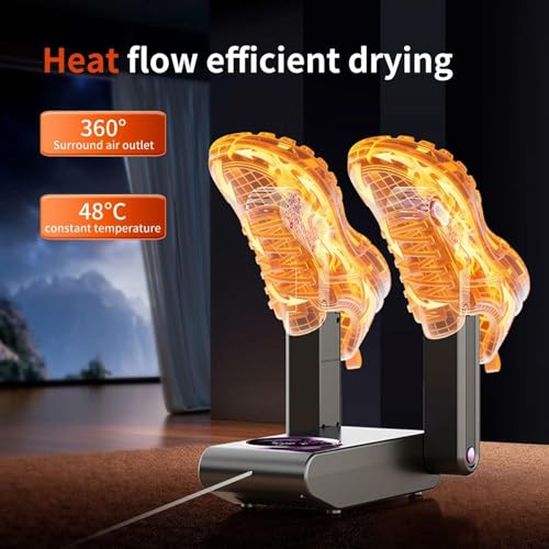 TSHAUBST Adjustable Electric Shoe Dryer with Smart Touch Control, Telescopic Shoe Drying Machine with Extendable Design for Shoes, Boots & Gloves - image 5