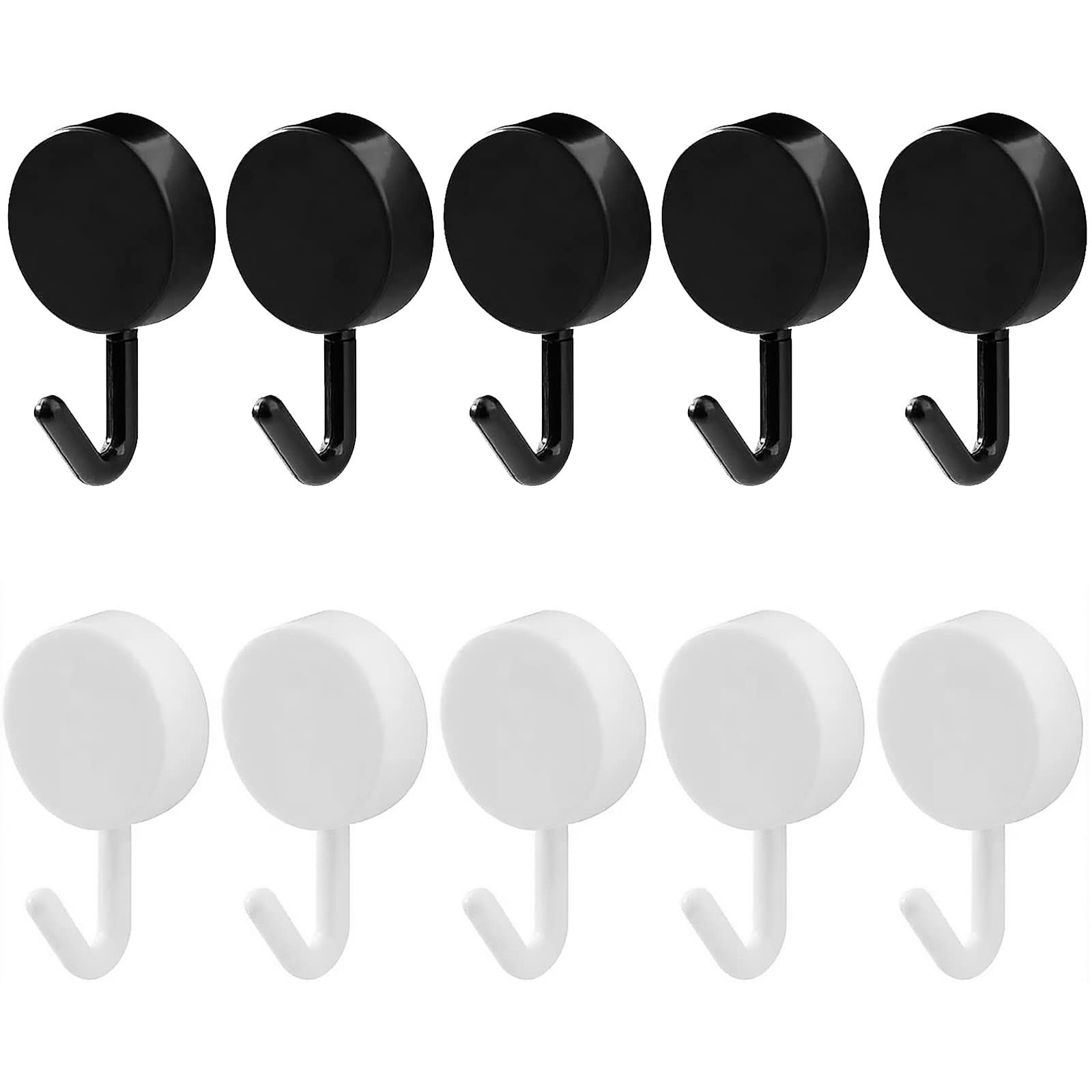 10pcs Self Adhesive Wall Hooks Damage-Free Hanging Wall Hooks Towel Hooks Coat Hooks Key Hooks for Home, Kitchen, Bathroom Bracket, Office