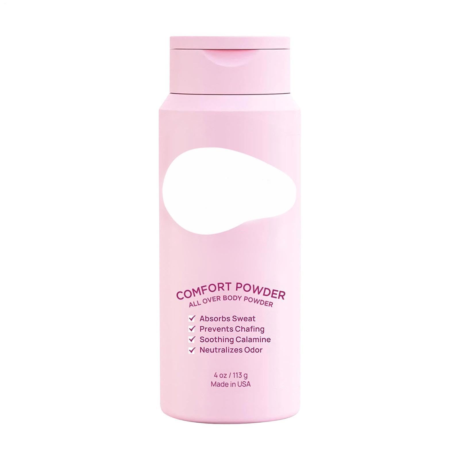 Polvo corporal sin talco para mujer – Polvo antienredos contra los muslos doloridos, protección para la zona íntima y el cuerpo, polvo para pies y desodorante sin talco, natural