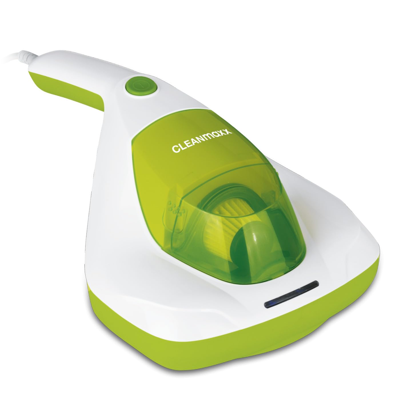 CLEANmaxx Aspirador antiácaros | Luz UV-C, Filtro EPA-11 | para alérgicos | Destruye el 99,9% de los ácaros, bacterias y chinches de la Cama