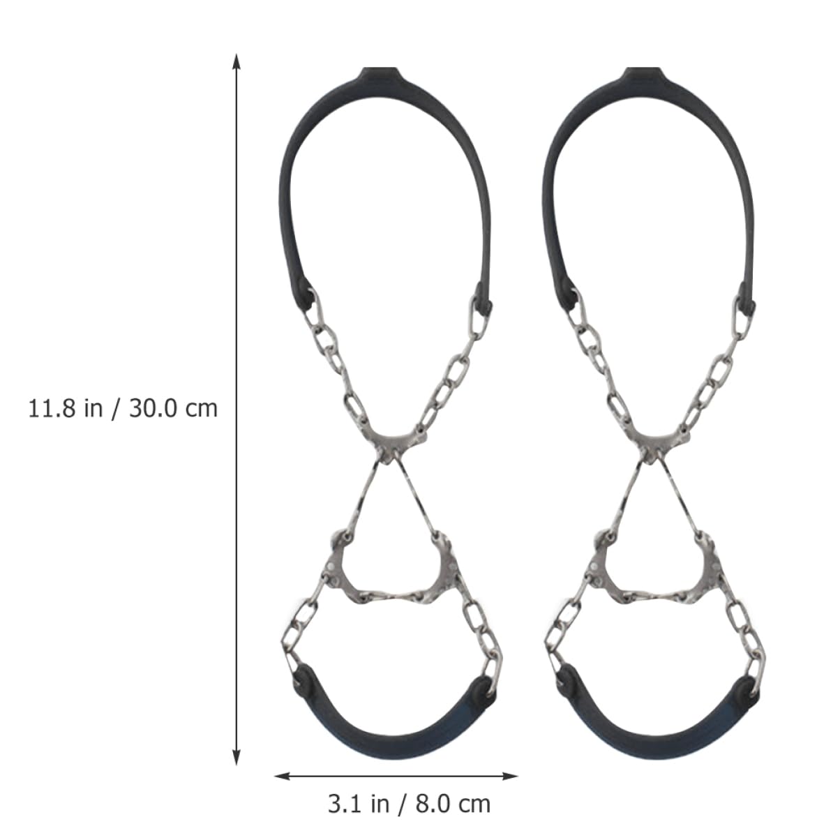 Gatuida Outdoor Ice Traction Cleats Boot Grippers Crampons Snow for Hikers and Workers