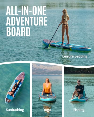 ZLX 11'6"x35" Tabla de Paddle Inflable para Adultos, Extra Ancha y Estable SUP miniatura 6