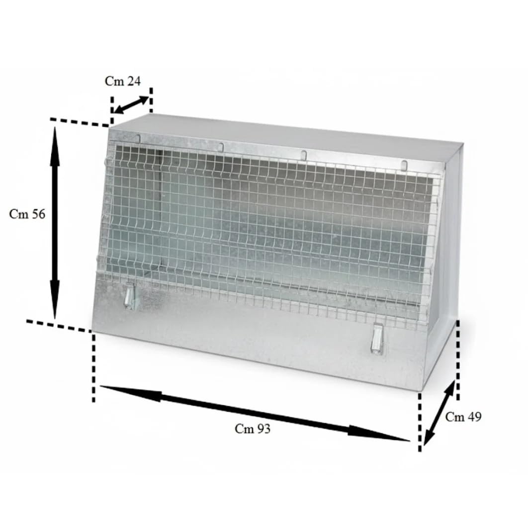 DONATO ROCILA SRL TRASPORTINO AUTO,BOX AUTO,PER CANI IN METALLO MOD. GRANDE ADATTO A MEZZI COME LA JEEP, CM 93X49X56