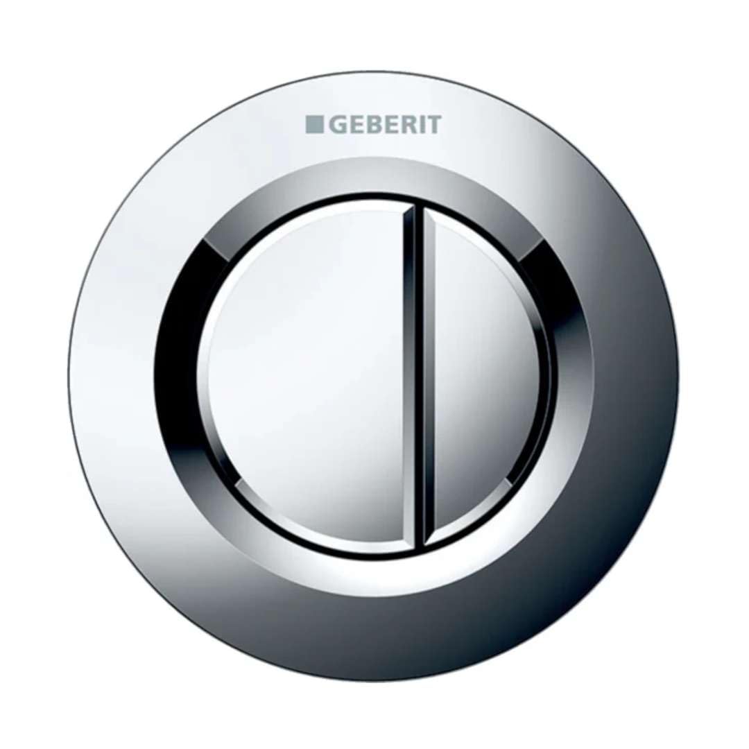 Geberit Bright Chrome 116.043.21.1 01, Recessed, Remote Control For Dual Flush Pneumatic Button, For Sigma 8 Cm,