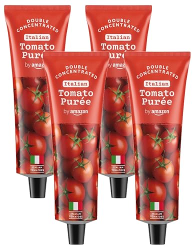 by Amazon Tomate Doble Concentrado, 200g (Paquete de 4)
