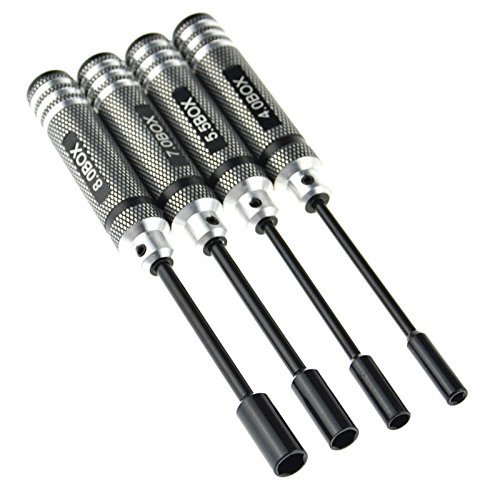 SD Racing Parts 4PCS RC Repair Tools Flat Head Screw Drivers 4.0 5.5 7.0 8.0mm for RC Models Car Boa - //coolthings.us