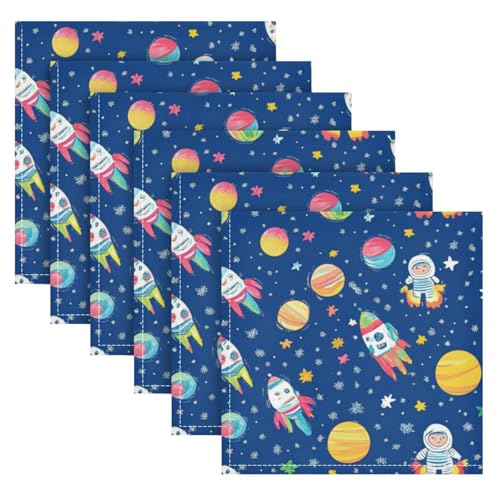 Servilletas de Tela Cuadradas 20 x 20 in Pack de 6 miniatura 5