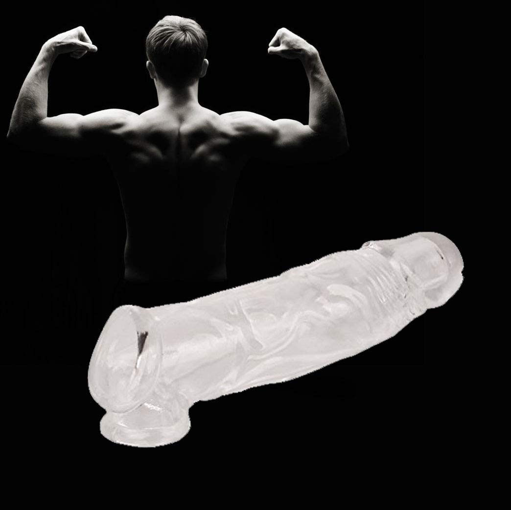 Delay Ejaculation Toy Case Cover Condom Crystal Penis Wave Sleeve Cock Dick Sheath Extender Extension Enlarger Men's Spike Sleeve Silicone Constellations Theme Delay