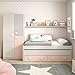 Habitdesign Cama Nido + 2 cajones y Estante, Cama Juvenil, Modelo Nube,...