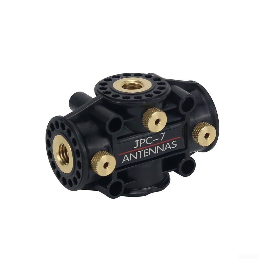 JPC-7 Kit de antena multibanda portátil para comunicaciones de radio con bobinas de inducción y antenas de látigo de acero inoxidable